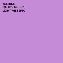 #C58BD6 - Light Wisteria Color Image
